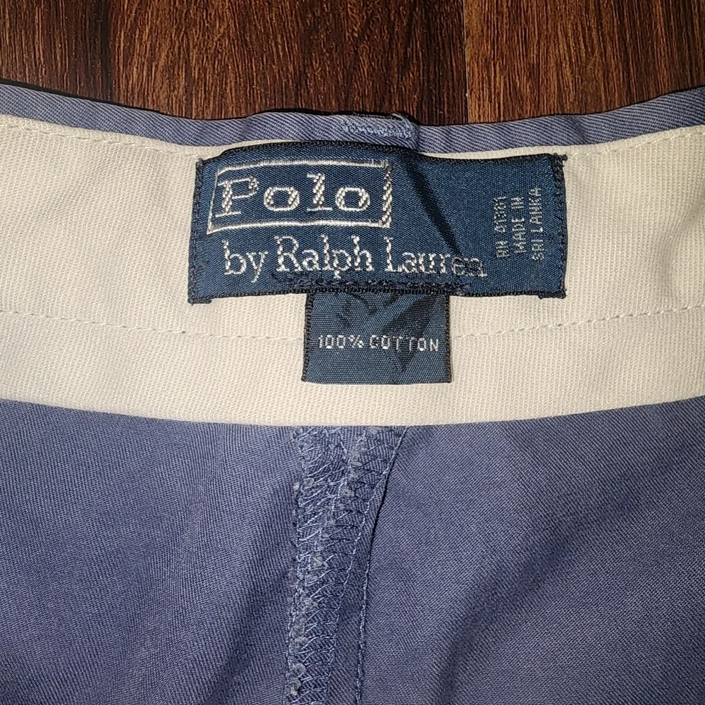 2 Pairs Polo By Ralph Lauren Mens Shorts Preppy Flat Front Normcore